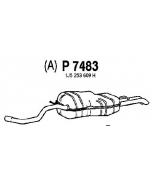 FENNO STEEL - P7483 - Глушитель SKODA OCTAVIA 1.8-2.0 98- / VW BORA / GOLF 1.6-2.0 99-06
